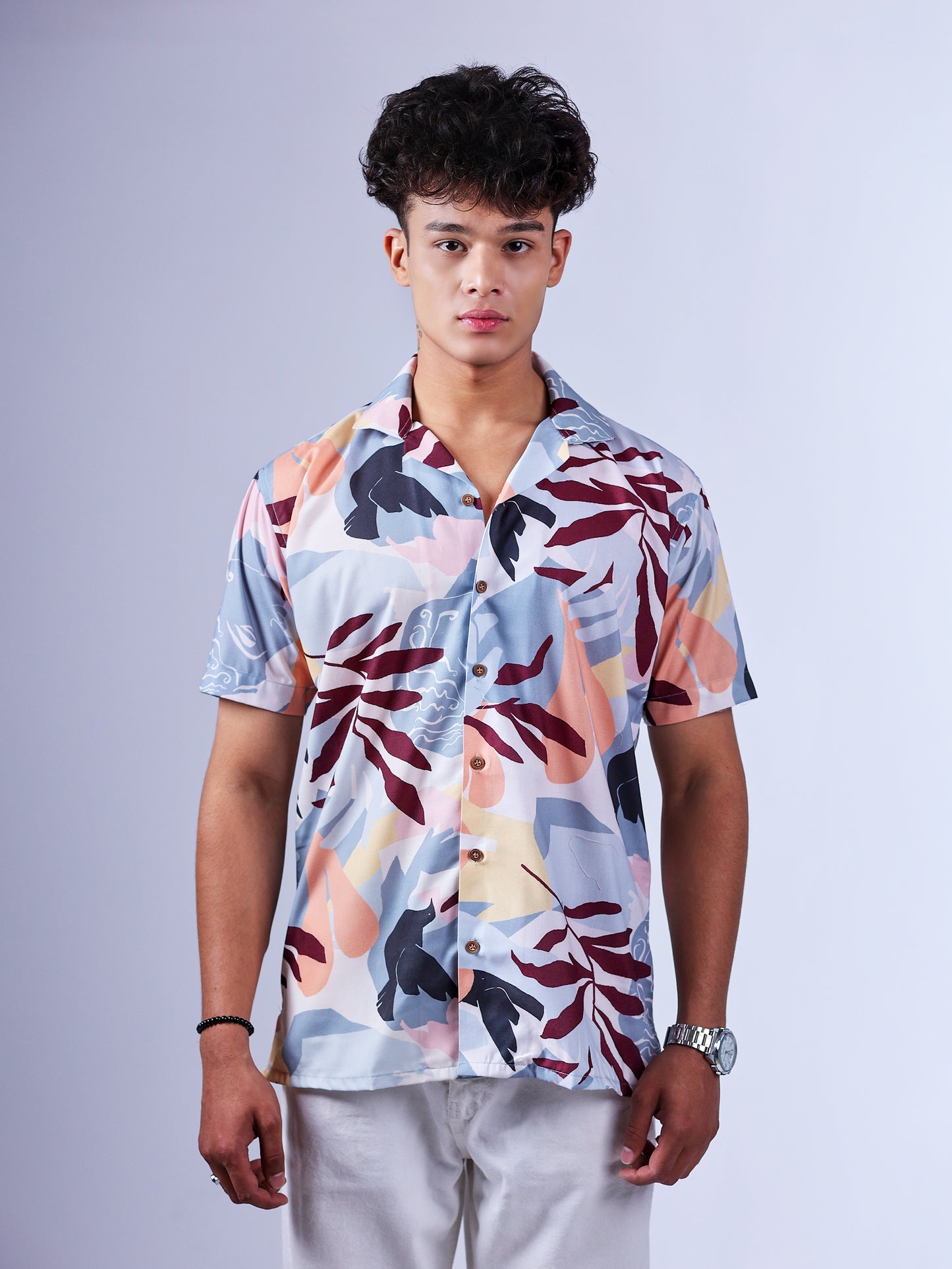 Subtle Leafy Abstract Shirt