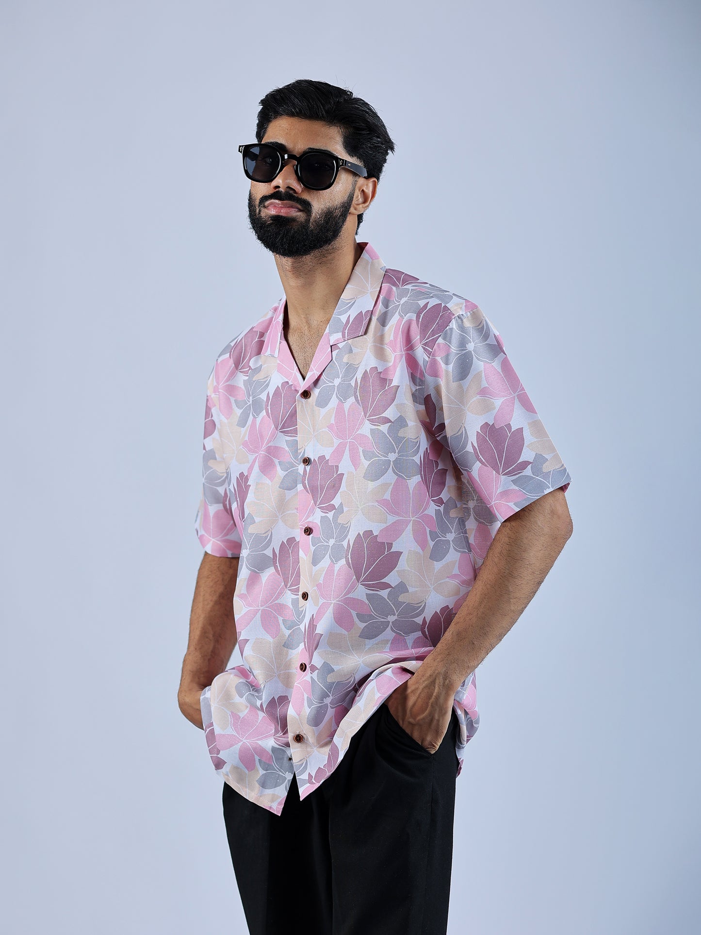 Pink Blossom Floral Shirt