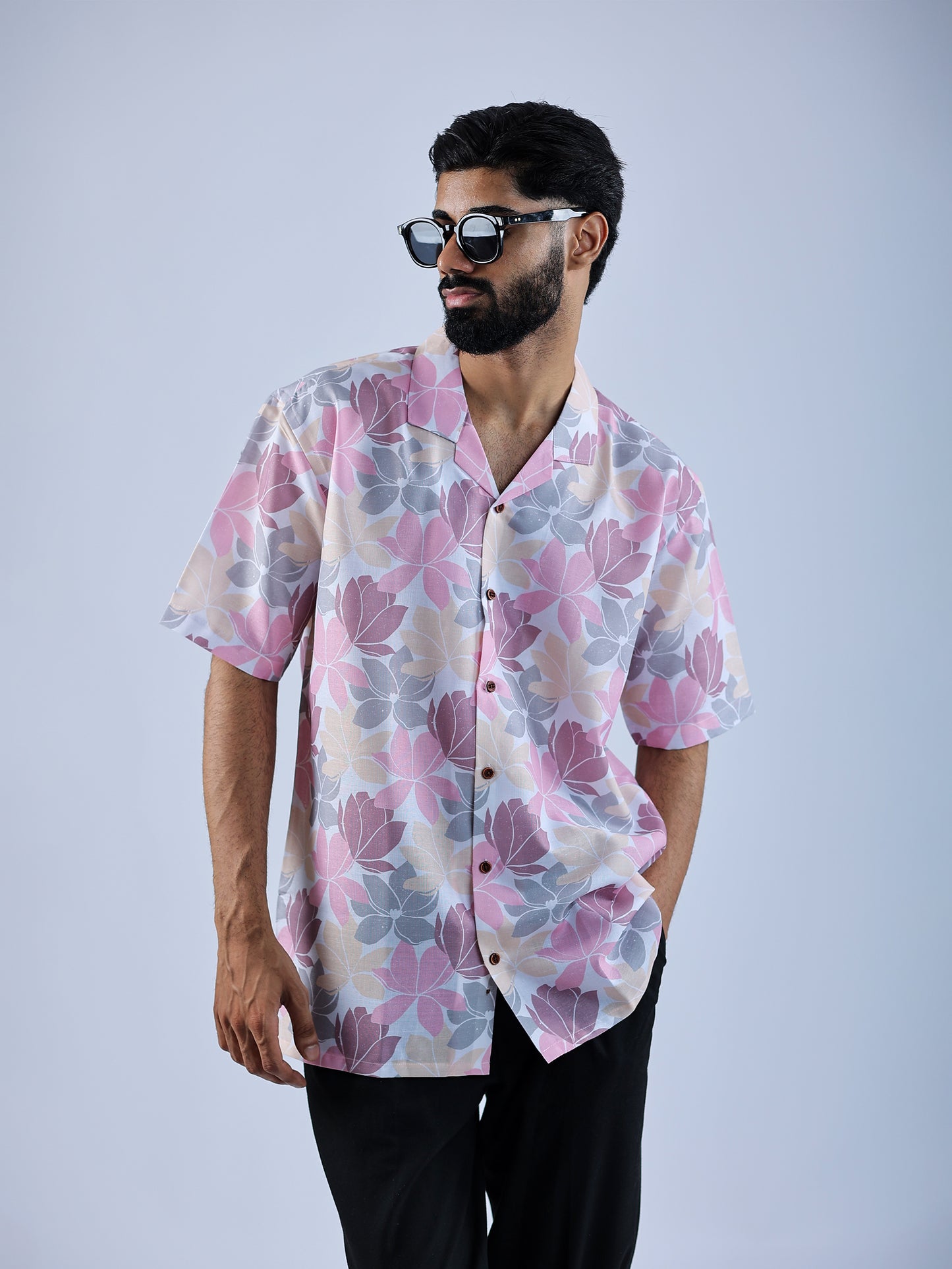 Pink Blossom Floral Shirt