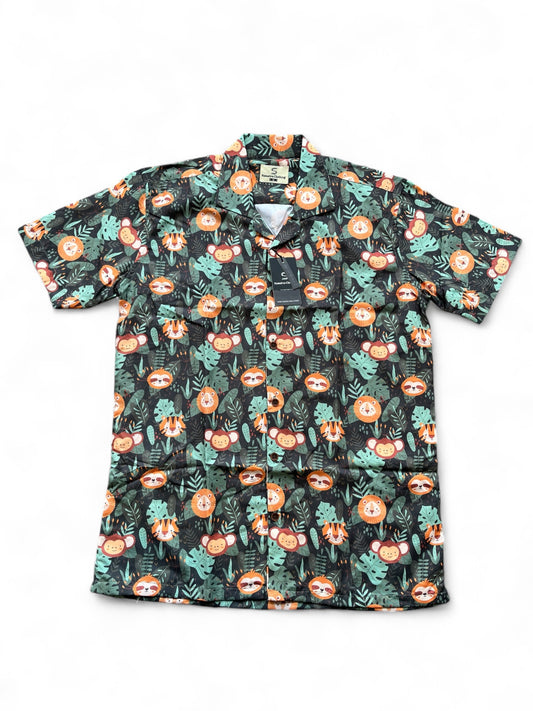 Abstract Jungle Green Shirt