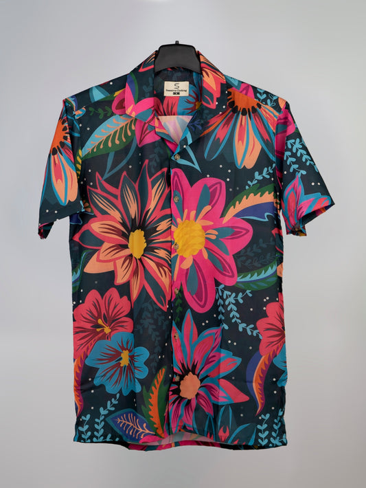 Vivid Blossom Burst Shirt