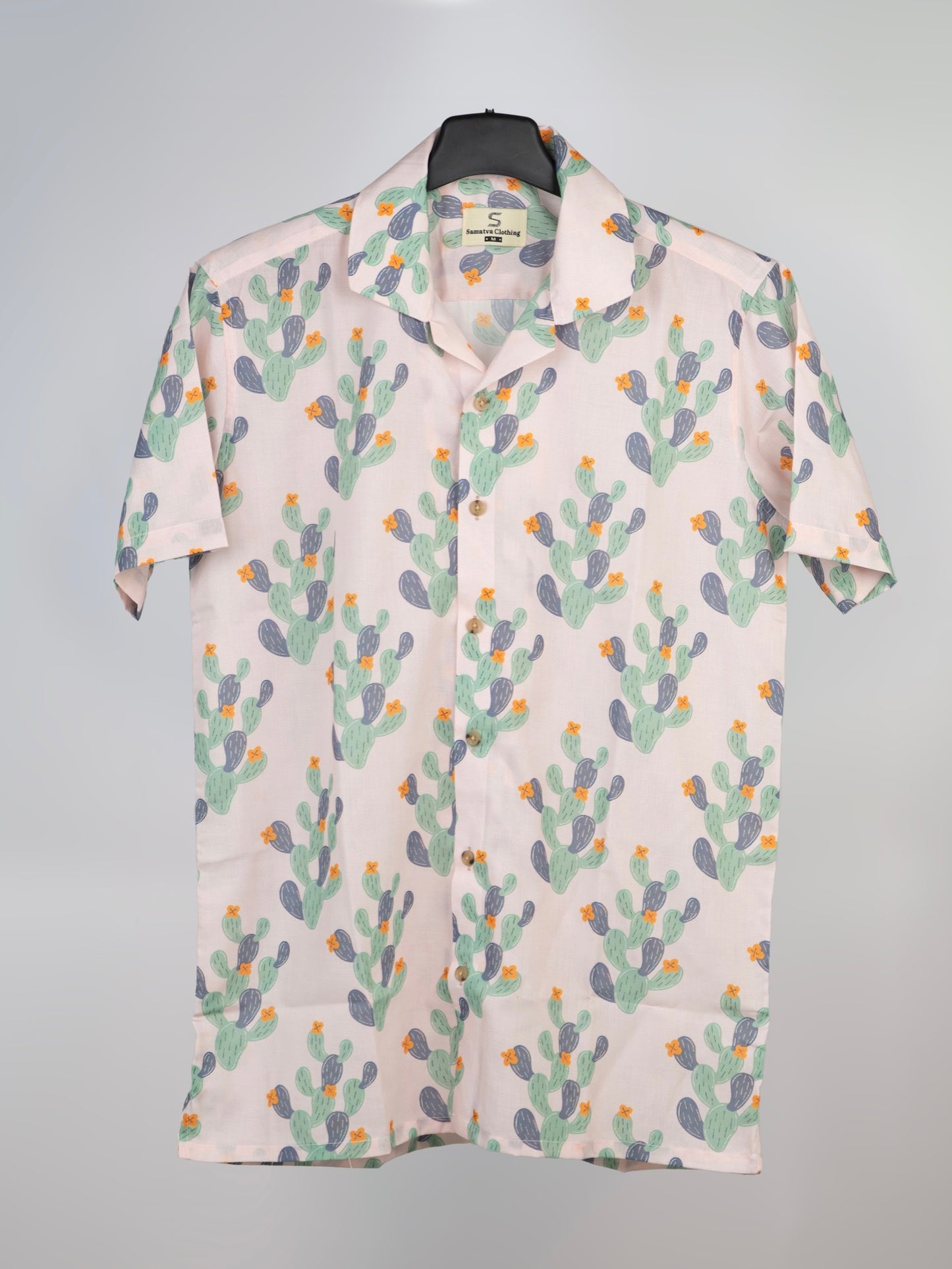 Cactus Bloom Minimal Shirt