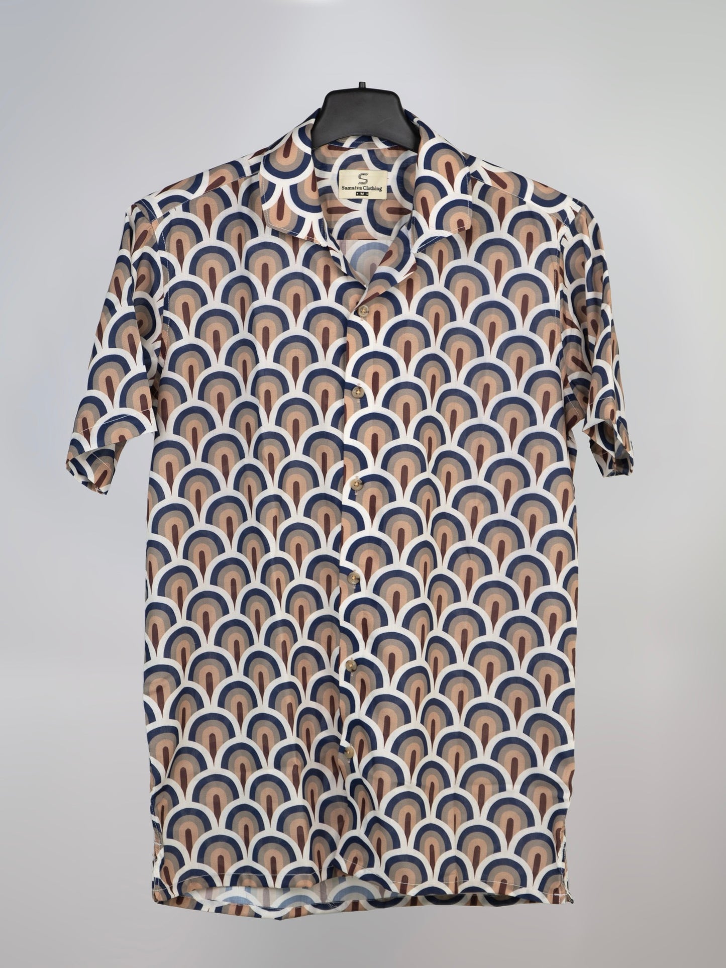 Modern Trippy Print Shirt