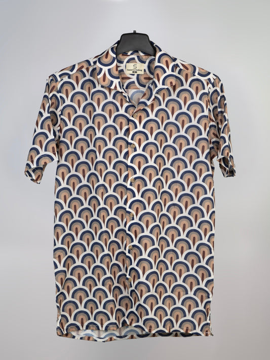 Modern Trippy Print Shirt