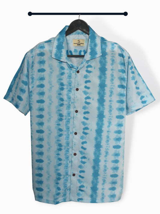 Blue Tie - Dye Shirt