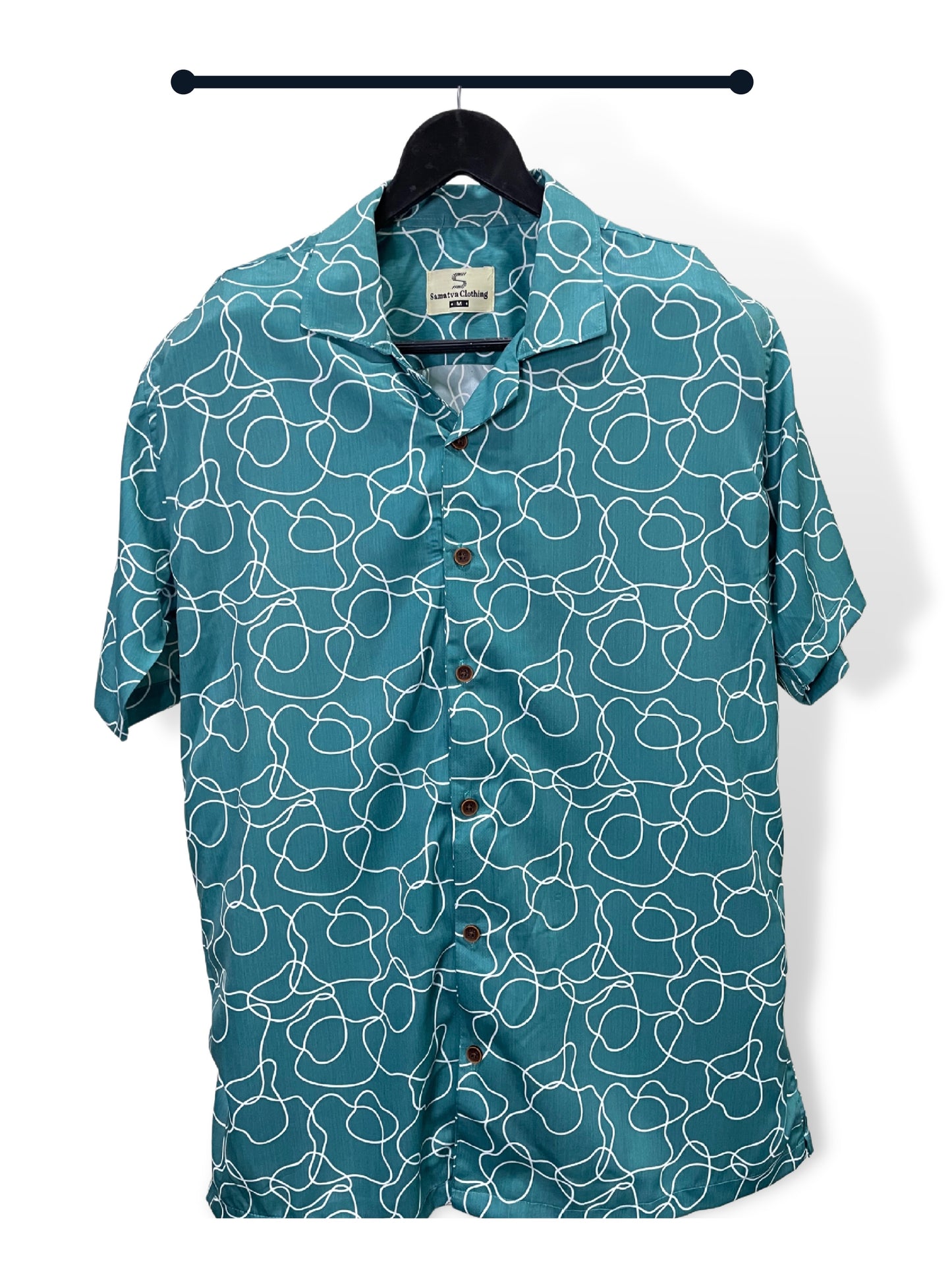 Blue Random Lines Shirt