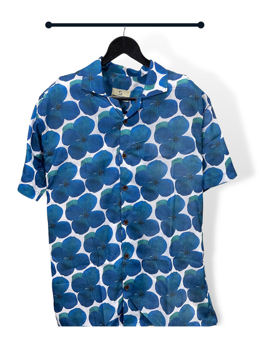 Blue Floral Shirt