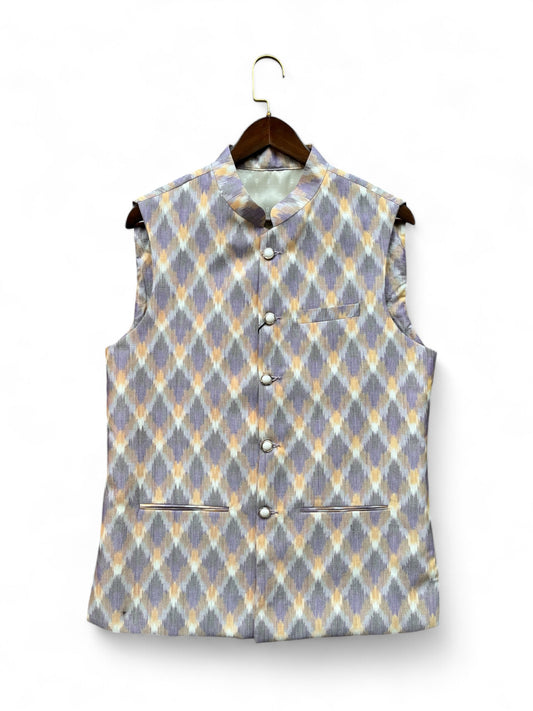 Variegated Nehru jacket