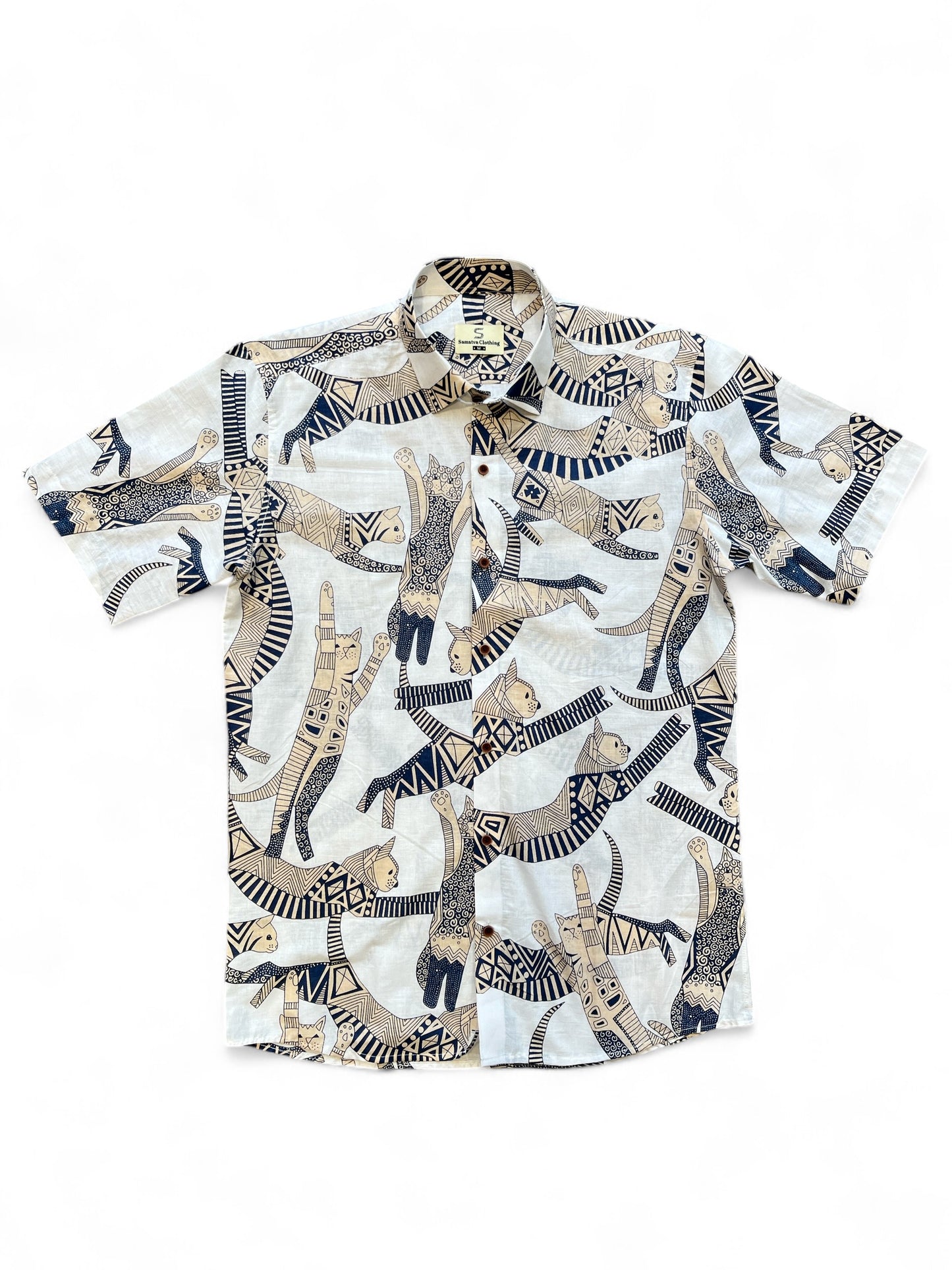 Wild cat print Shirt